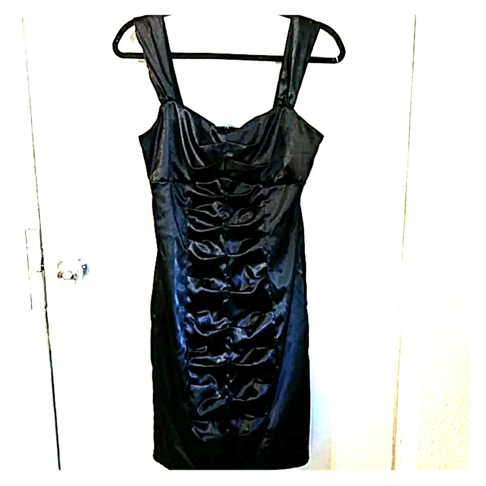 Black cocktail dress
